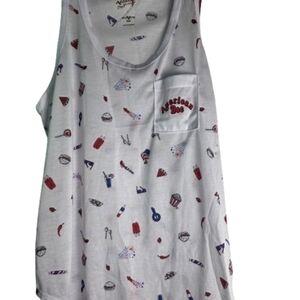 Arizona Jean CO Women's 4th‎ Of JULY Racerback Tank Top Size Large